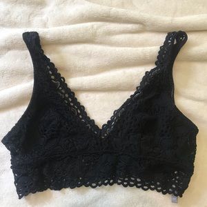 Lacy Black Bralette